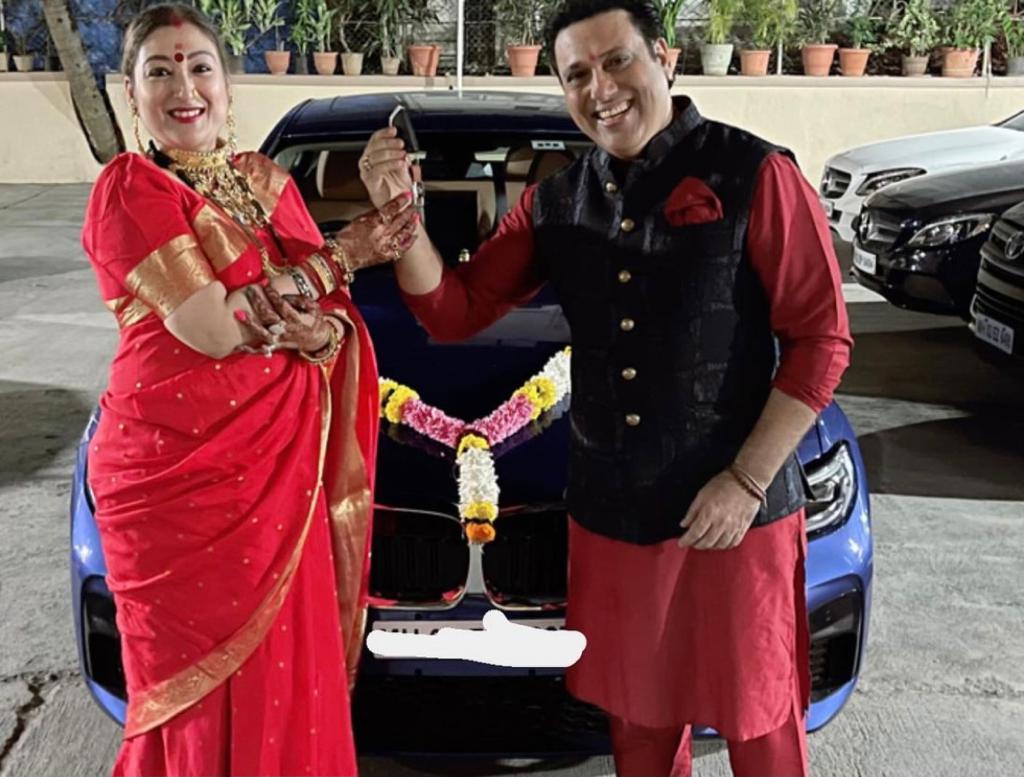 govinda gave his wife a BMW on karwa chauth